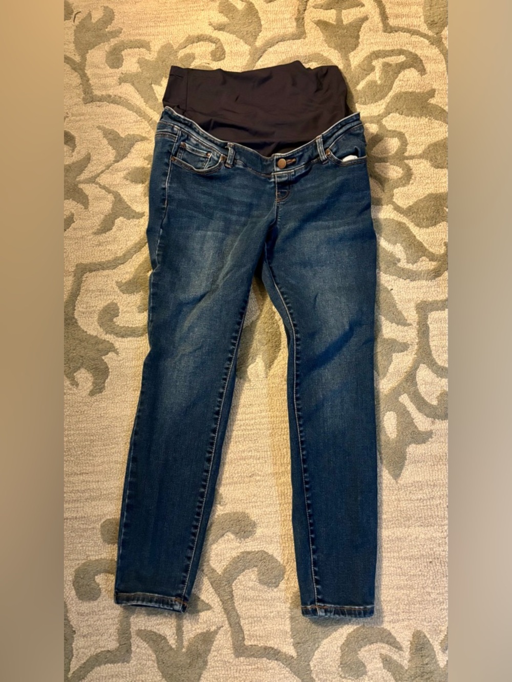 Thyme Maternity Dark Blue Skinny leg Maternity Jeans
